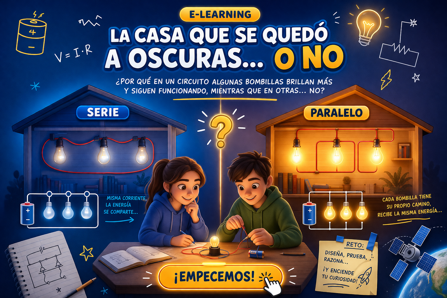 La casa que se quedó a oscuras… o no